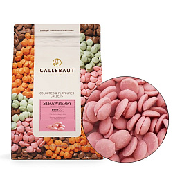 Шоколад Каллебаут Callebaut со вкусом клубника, 1кг.